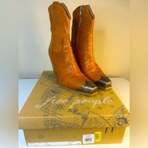 Free People Heeled Boots with Silver Accents